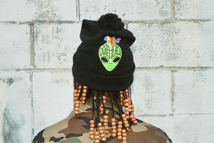 DOPEHEADZ BLACK BEANIE